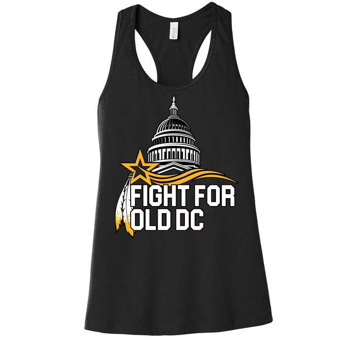 Fight For Old DC Women's Racerback Tank