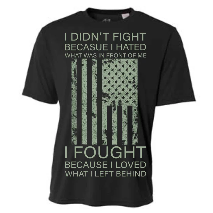 Fight For Your Loved Ones Veteran Cooling Performance Crew T-Shirt