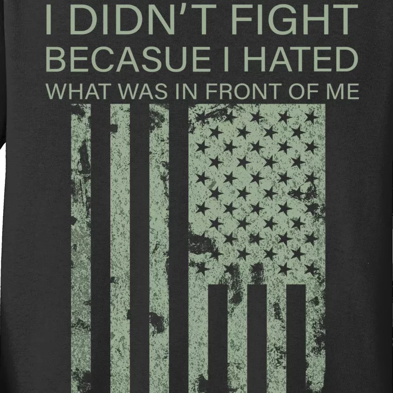 Fight For Your Loved Ones Veteran Kids Long Sleeve Shirt