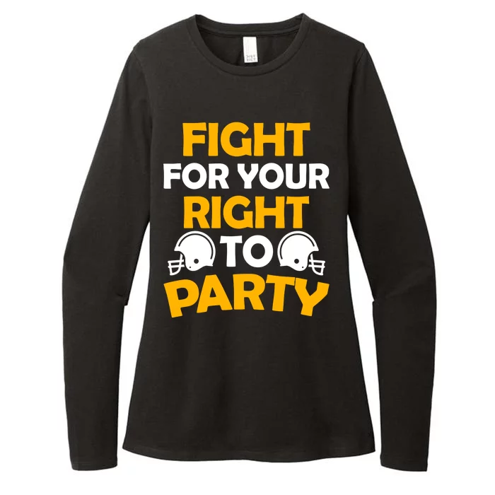 Fight For Your Right To Party KC Football Womens CVC Long Sleeve Shirt