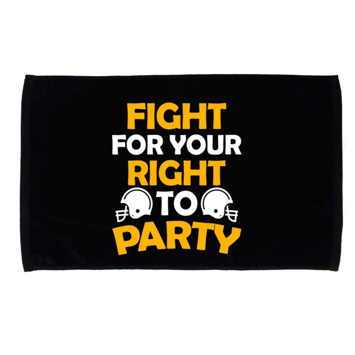 Fight For Your Right To Party KC Football Microfiber Hand Towel