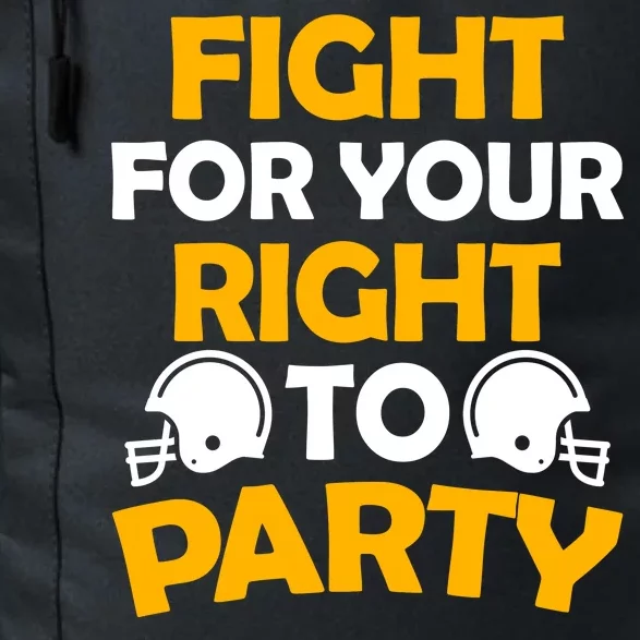 Fight For Your Right To Party KC Football Daily Commute Backpack