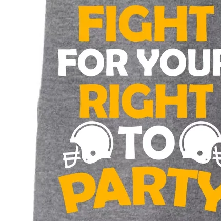 Fight For Your Right To Party KC Football Doggie 3-End Fleece Hoodie