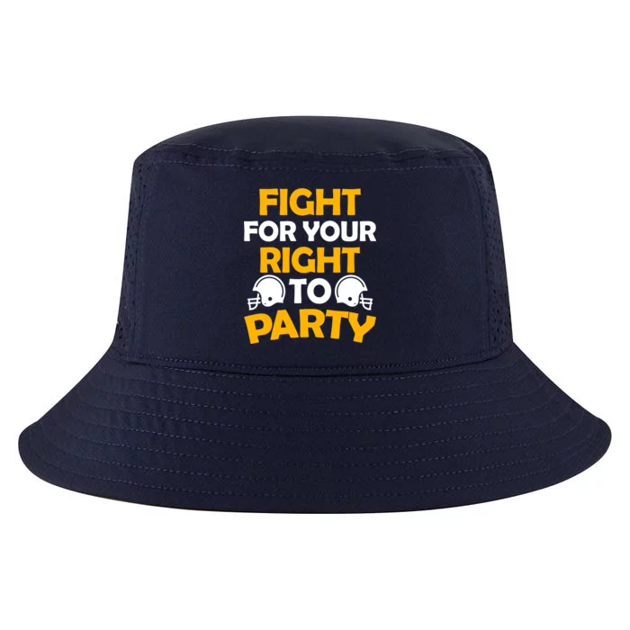 Fight For Your Right To Party KC Football Cool Comfort Performance Bucket Hat