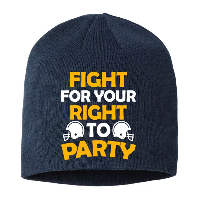 Fight For Your Right To Party KC Football 8 1/2in Sustainable Knit Beanie