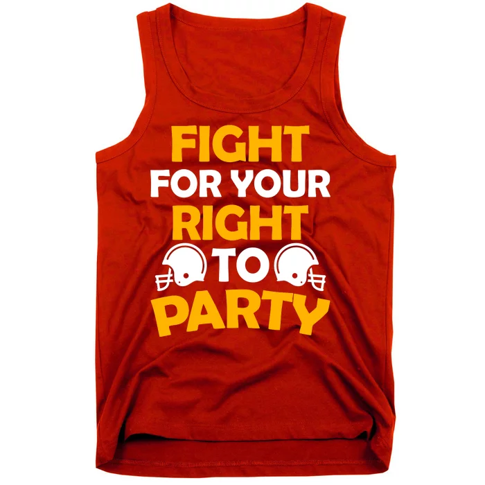 Fight For Your Right To Party KC Football Tank Top