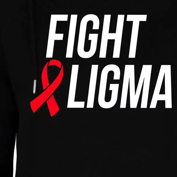 Fight Ligma Funny Meme Womens Funnel Neck Pullover Hood