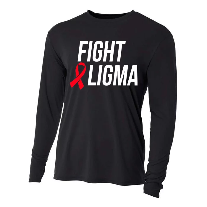 Fight Ligma Funny Meme Cooling Performance Long Sleeve Crew