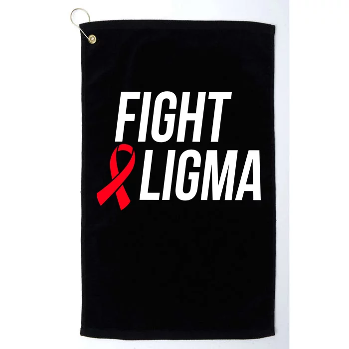 Fight Ligma Funny Meme Platinum Collection Golf Towel