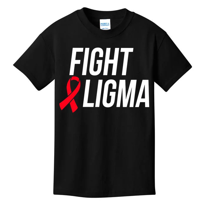 Fight Ligma Funny Meme Kids T-Shirt