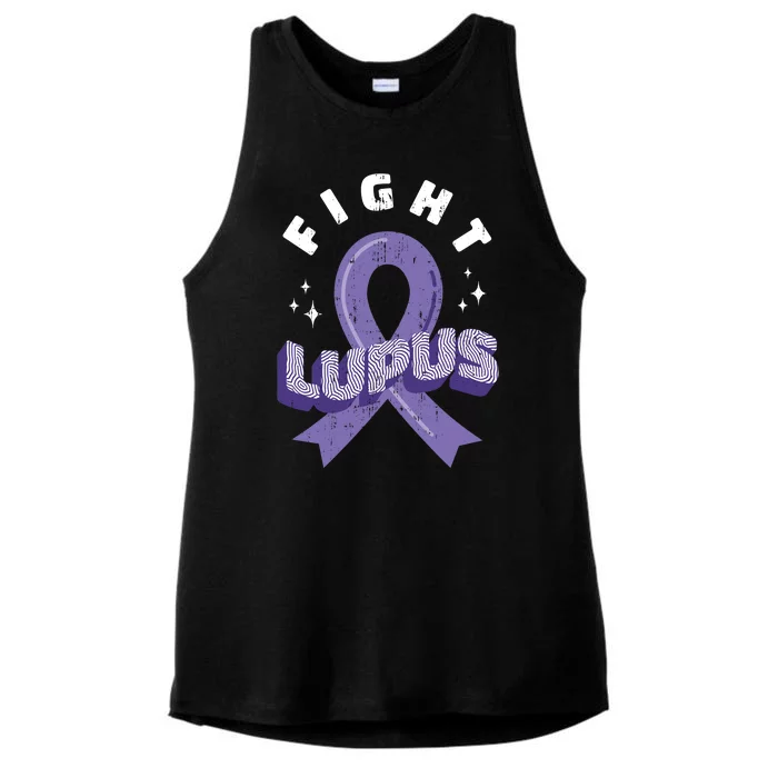 Fight Lupus Ladies Tri-Blend Wicking Tank