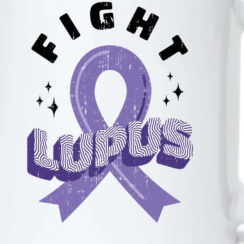 Fight Lupus Black Color Changing Mug