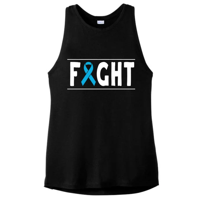 Fight Prostate Cancer Ladies Tri-Blend Wicking Tank