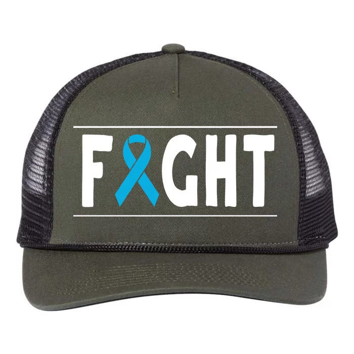 Fight Prostate Cancer Retro Rope Trucker Hat Cap