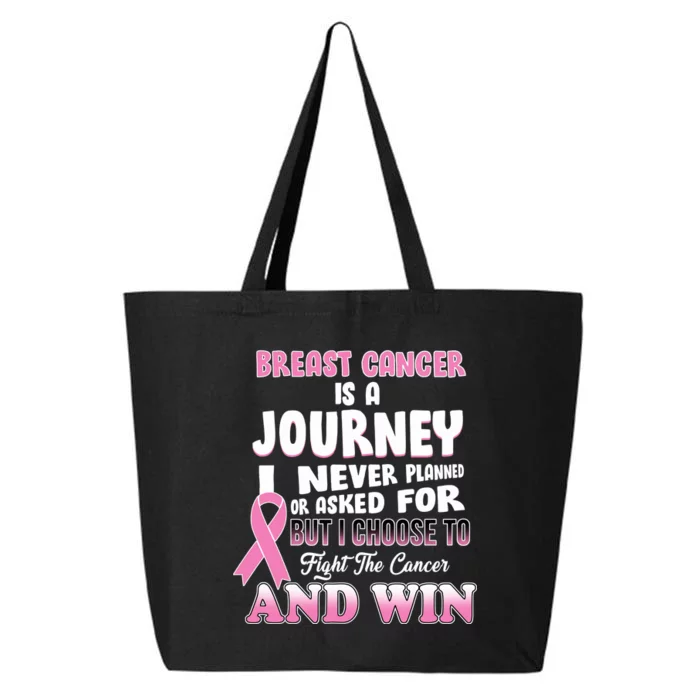 Fight The Journey And Win Breast Cancer 25L Jumbo Tote