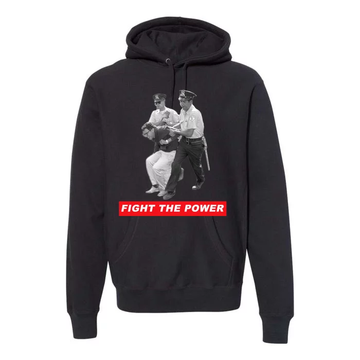 Fight The Power Bernie Arrested Premium Hoodie