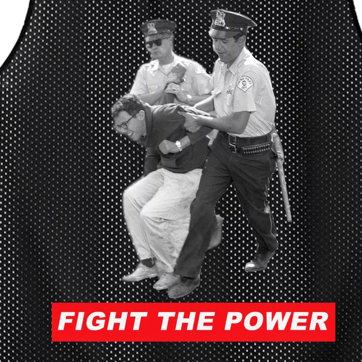 Fight The Power Bernie Arrested Mesh Reversible Basketball Jersey Tank