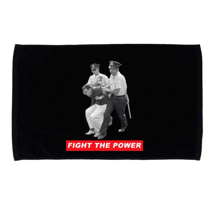 Fight The Power Bernie Arrested Microfiber Hand Towel