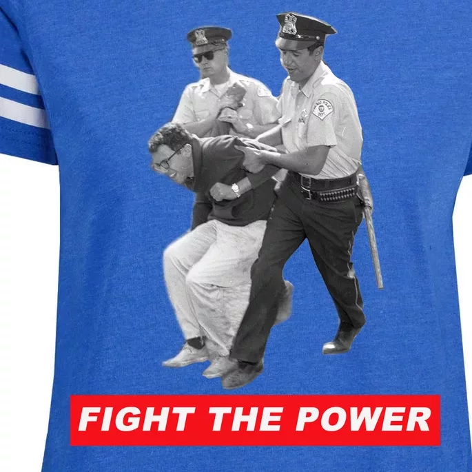 Fight The Power Bernie Arrested Enza Ladies Jersey Football T-Shirt