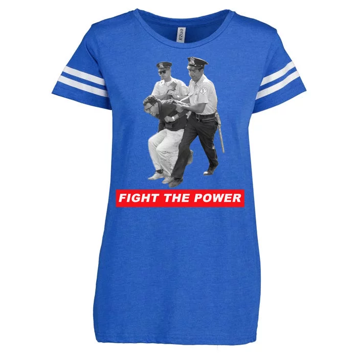 Fight The Power Bernie Arrested Enza Ladies Jersey Football T-Shirt