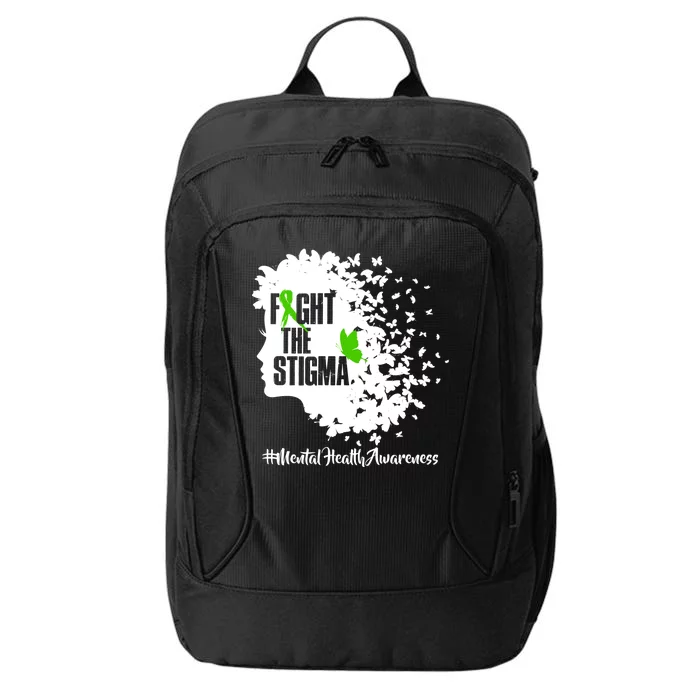 Fight The Stigma Butterflies Mental Health City Backpack