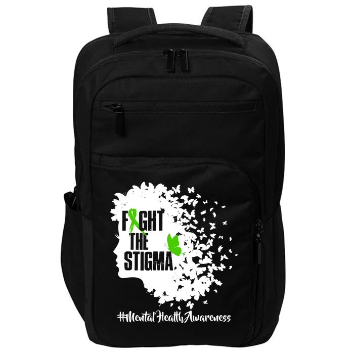 Fight The Stigma Butterflies Mental Health Impact Tech Backpack