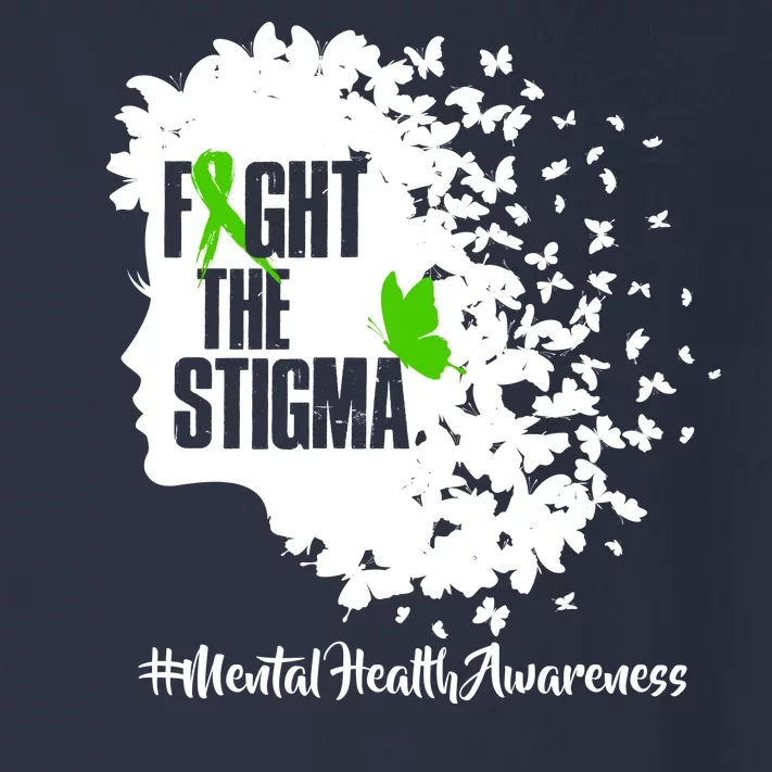 Fight The Stigma Butterflies Mental Health Toddler Long Sleeve Shirt