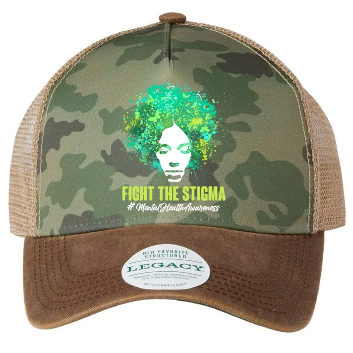 Fight The Stigma Mental Health Awareness Butterflies Legacy Tie Dye Trucker Hat