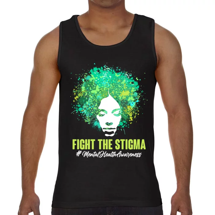 Fight The Stigma Mental Health Awareness Butterflies Comfort Colors® Tank Top