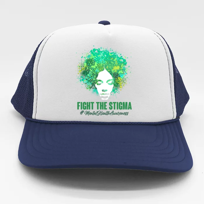 Fight The Stigma Mental Health Awareness Butterflies Trucker Hat