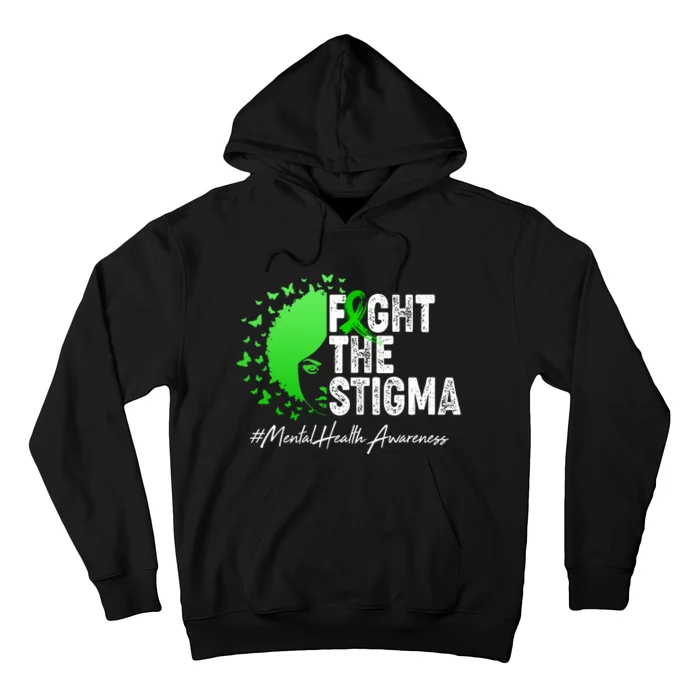 Fight The Stigma Mental Health Awareness Support Hoodie