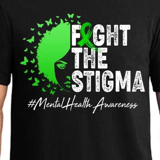 Fight The Stigma Mental Health Awareness Support Pajama Set