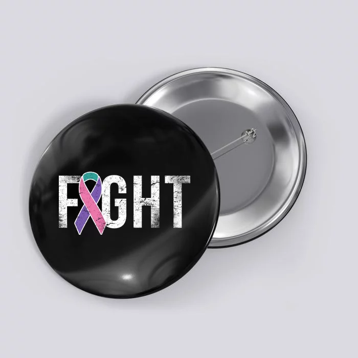 Fight Thyroid Cancer Button