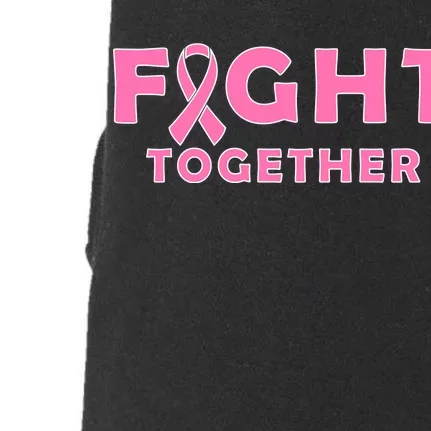 Fight Together Breast Cancer Doggie 3-End Fleece Hoodie