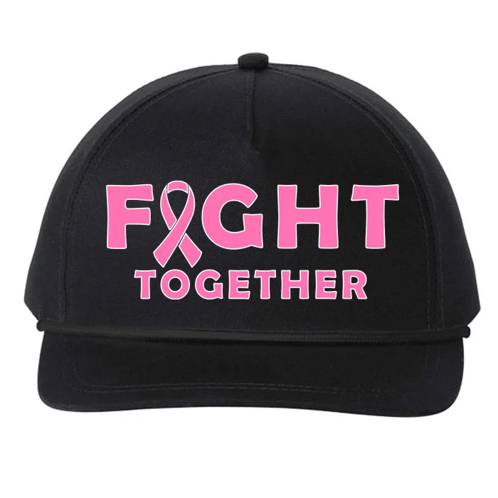 Fight Together Breast Cancer Snapback Five-Panel Rope Hat