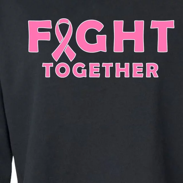 Fight Together Breast Cancer Cropped Pullover Crew