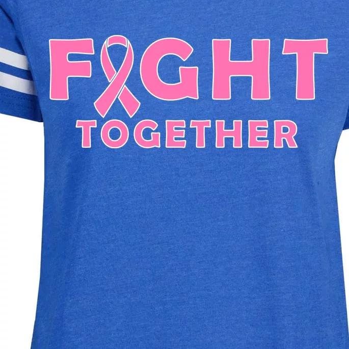 Fight Together Breast Cancer Enza Ladies Jersey Football T-Shirt