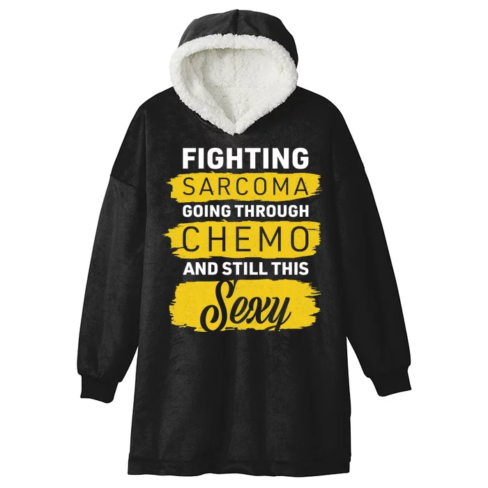 Fighting Sarcoma And Still Sexy Hooded Wearable Blanket