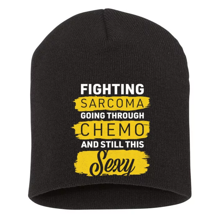 Fighting Sarcoma And Still Sexy Short Acrylic Beanie