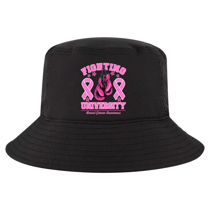 Fighting University Breast Cancer Awareness Boxing Fight Cool Comfort Performance Bucket Hat