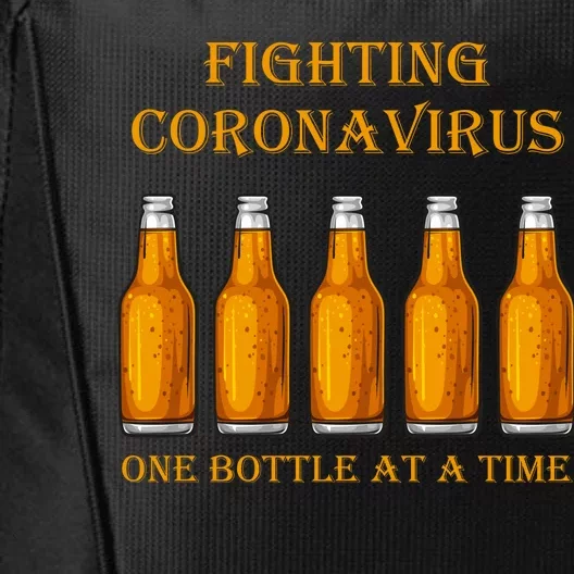 Fighting Virus One Bottle At A Time City Backpack