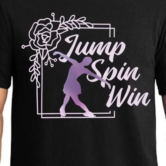 Figure Skating Jump Spin Win Pajama Set