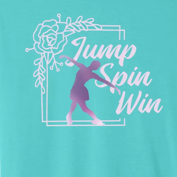 Figure Skating Jump Spin Win ChromaSoft Performance T-Shirt