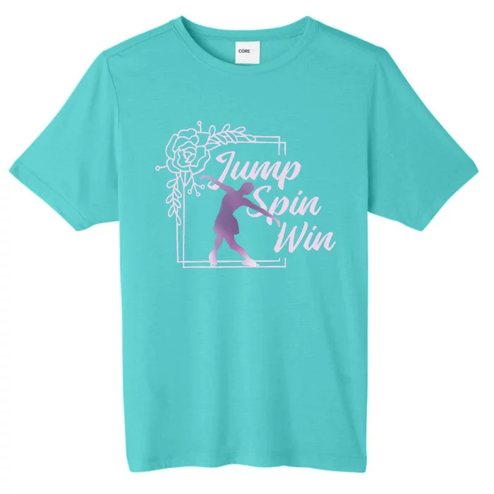 Figure Skating Jump Spin Win ChromaSoft Performance T-Shirt