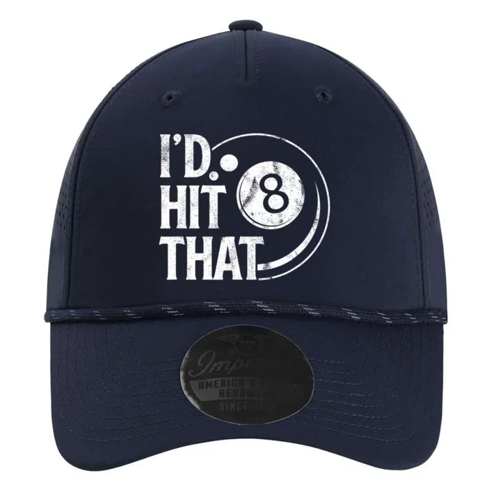 Funny Id Hit That 8 Eight Ball Billiards Pool Player Best Gift For Fan Performance The Dyno Cap