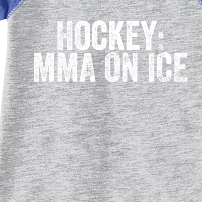 Funny Ice Hockey Player Mma Saying Fighting Penalty Box Gift Infant Baby Jersey Bodysuit