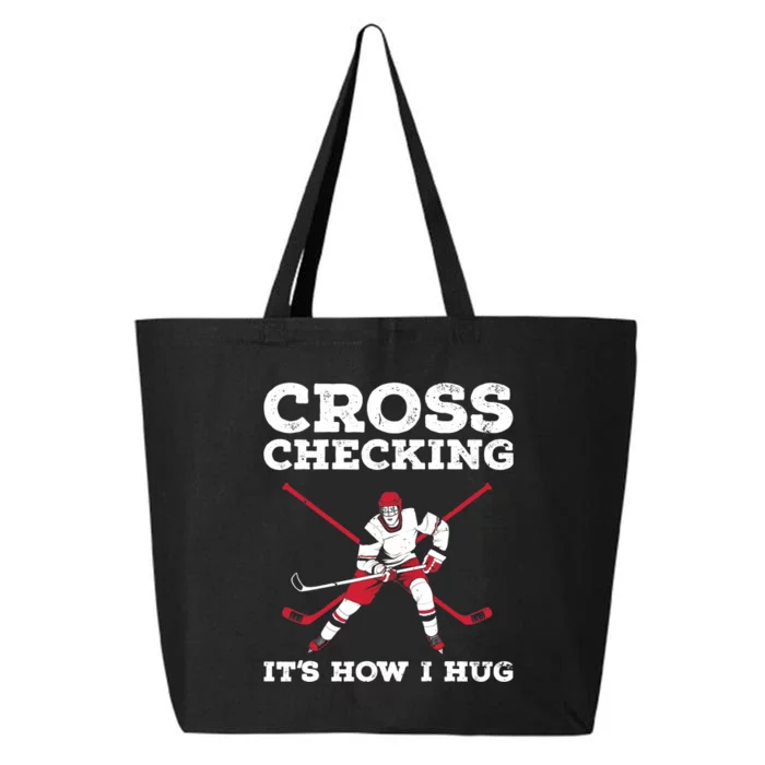 Funny Ice Hockey Art For Ice Hockey Lover Coach 25L Jumbo Tote