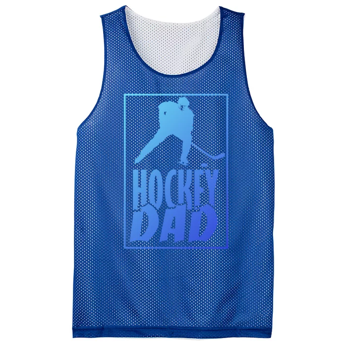 Funny Ice Hockey Father Hockey Dad Gift Mesh Reversible Basketball Jersey Tank