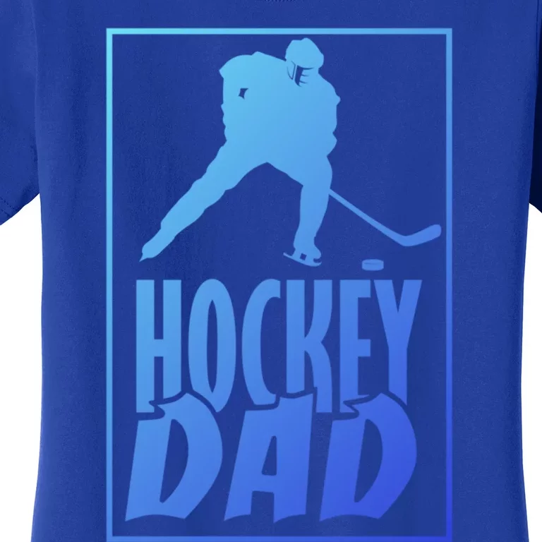 Funny Ice Hockey Father Hockey Dad Gift Women's T-Shirt