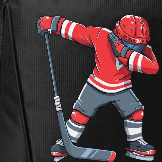 Funny Ice Hockey Dab Apparel, Dabbing Player City Backpack